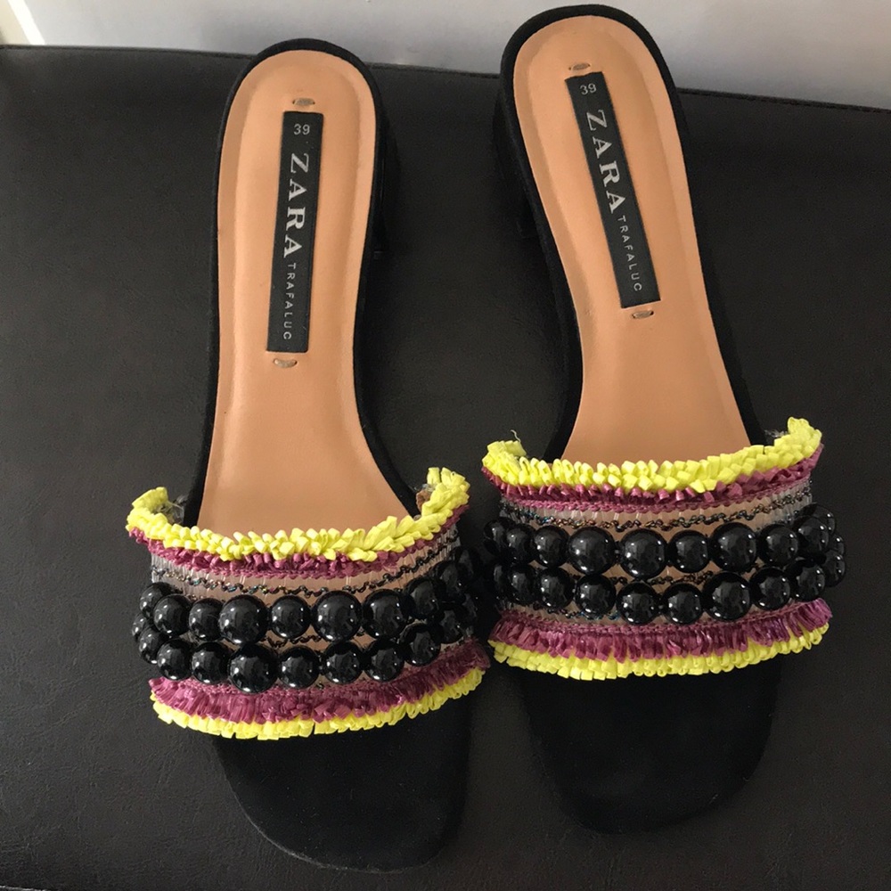 Zara Beaded Sandals